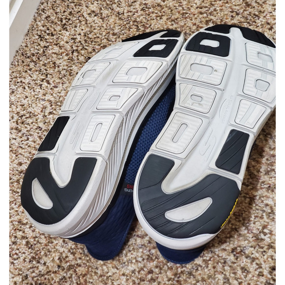 Skechers Slip‑Ins Max Cushioning Walking Shoes Men’s 11 Navy Goodyear Sole - Picture 2 of 12